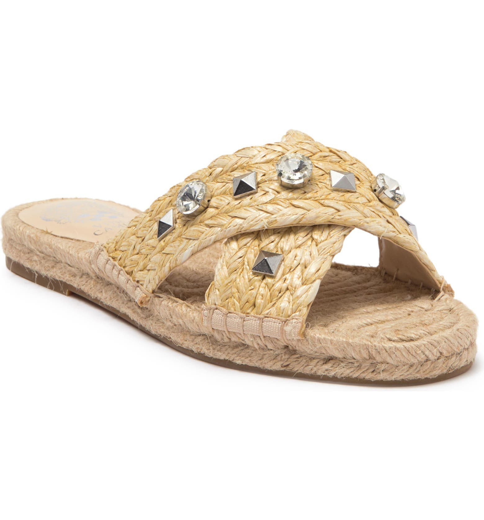 Jermindi Embellished Espadrille Slide Sandal | Nordstrom Rack