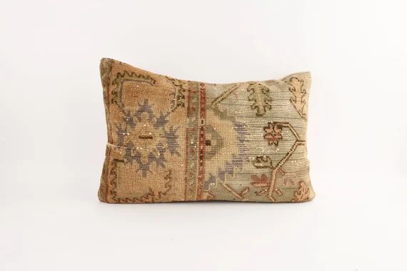 16x24 Decorative Kilim Pillow Handmade Kilim Pillow Vintage | Etsy | Etsy (US)