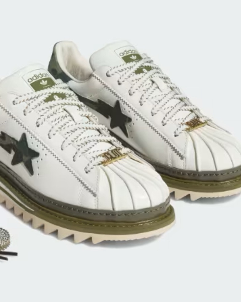  White X Clot X Bape Superstar Sneakers

#LTKmomlife #LTKSaleAlert #LTKU