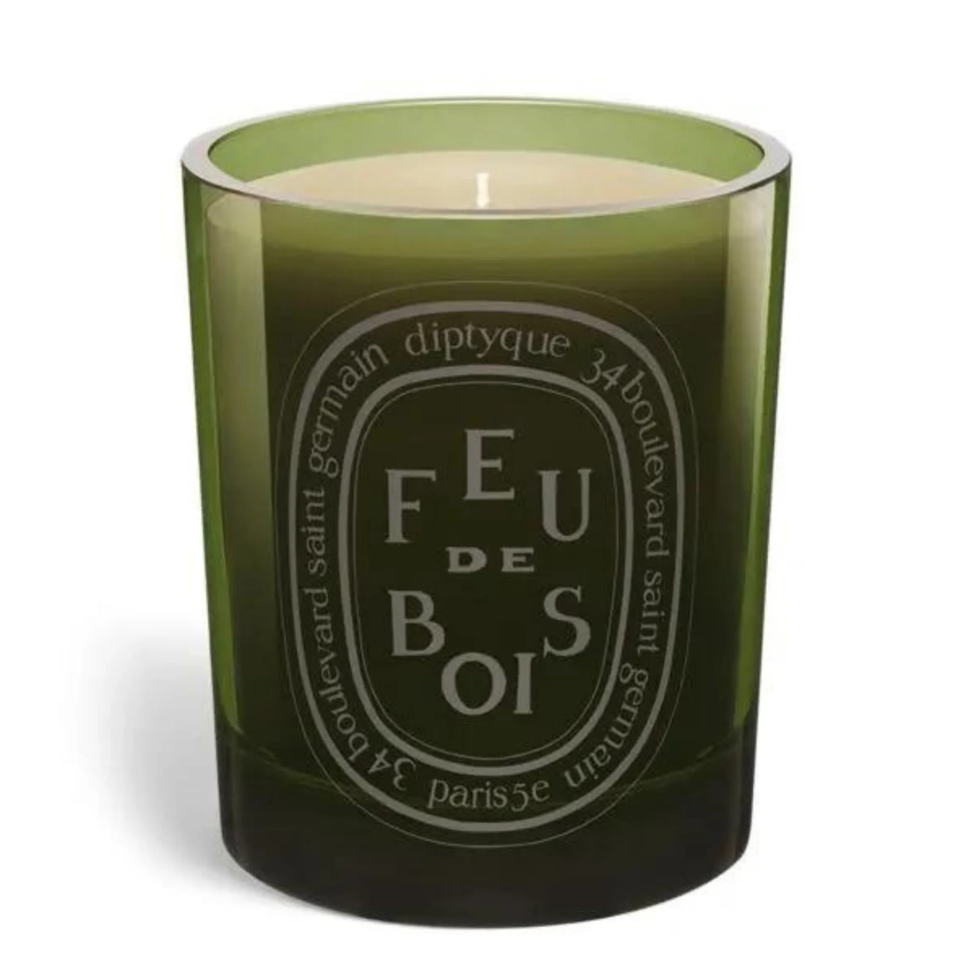 diptyque Paris Silver Feu De Bois (Firewood) Candle (10.5 oz) #10077423 | Smallflower