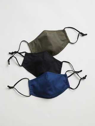 Kids Contour Mask with Filter Pocket (3-Pack) | Gap (US)