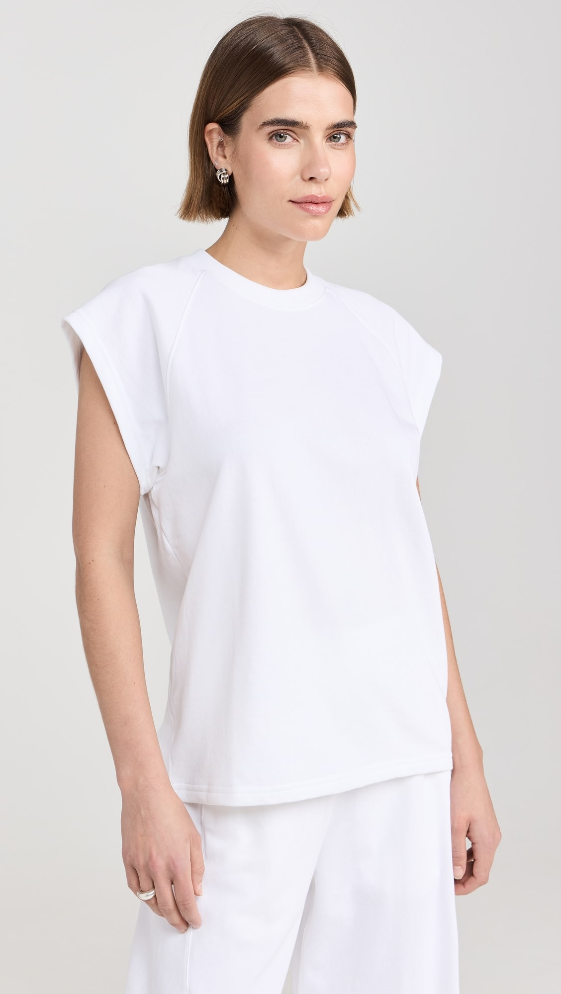 Tibi | Summer Sweatshirting Sleeveless Easy Top — shop this pick from Emily's edit