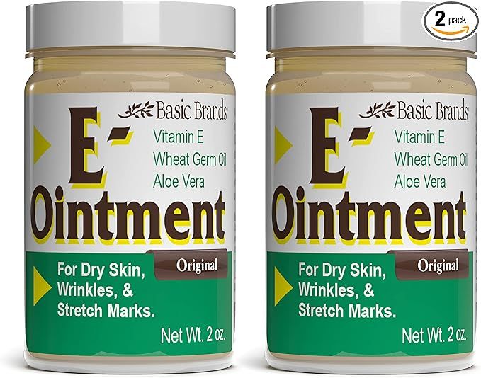 Basic Brands - Vitamin E Ointment - 2 oz - Moisture Enhancing - Can Help Reduce Appearance of Sca... | Amazon (US)