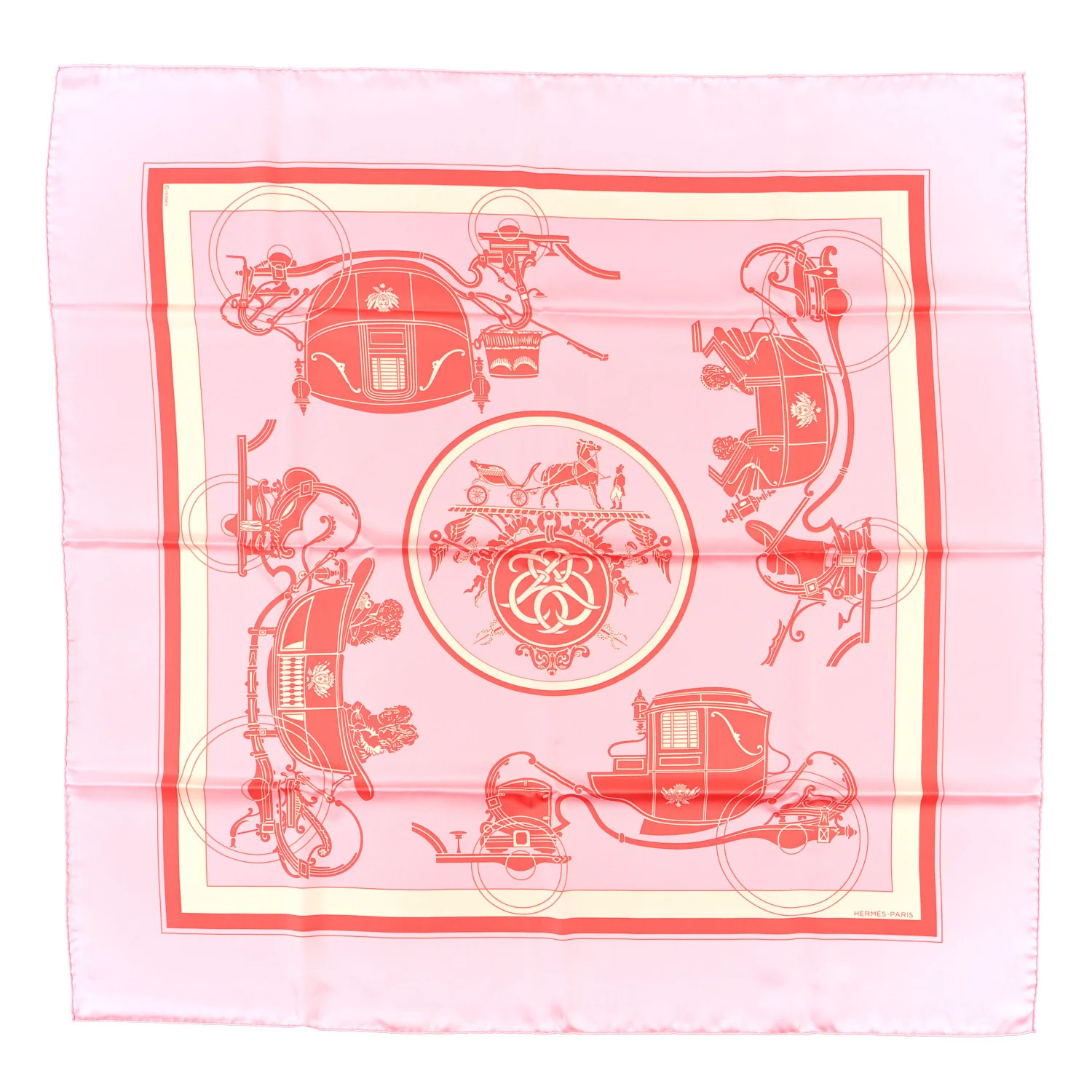 Silk Ex Libris Scarf 90 | FASHIONPHILE (US)