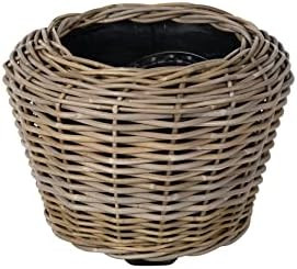 Rattan Kobo Indoor Outdoor Planter Basket with Plastic Pot Medium 35 Gallon Soil Capacity | Amazon (US)