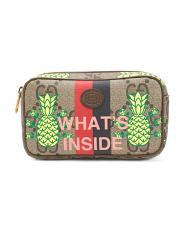Made In Italy Pineapple Supreme Belt Bag | TJ Maxx