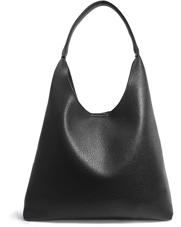 Hobo Bags for Women Soft Vegan Leather Shoulder Handbag Slouchy Tote Purses | Amazon (US)