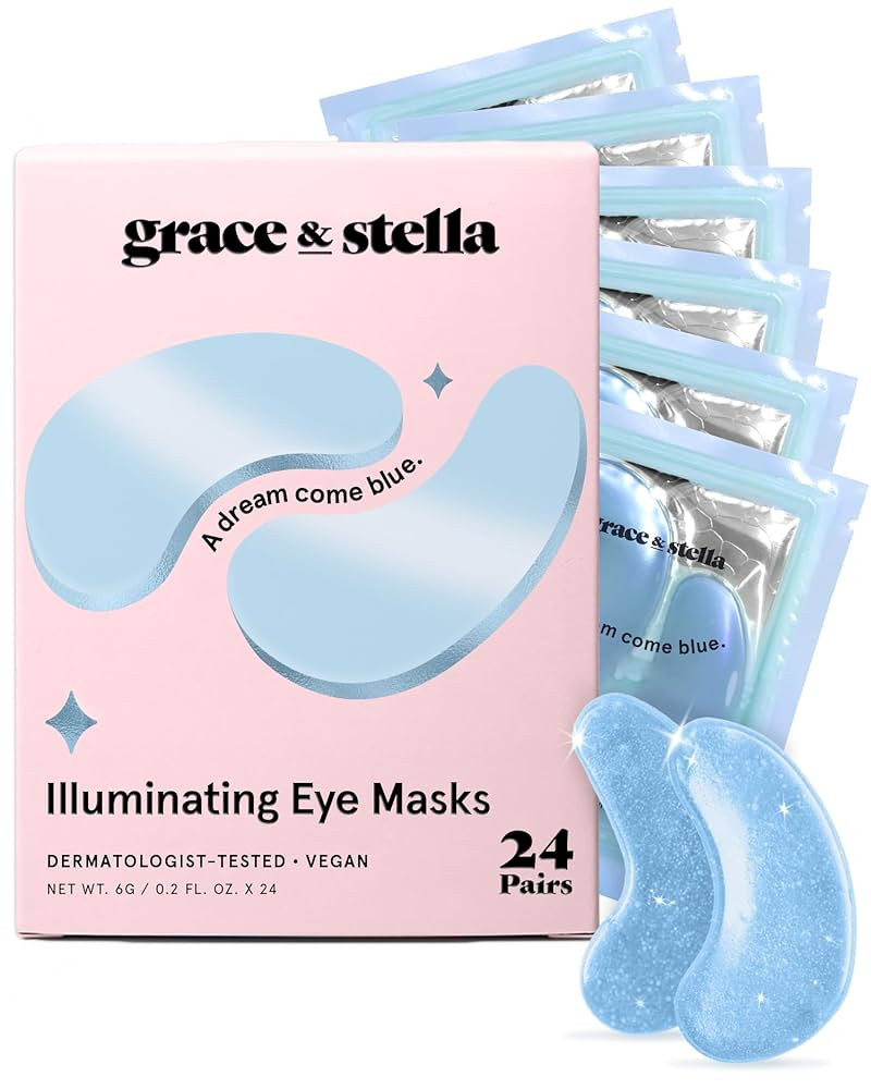 grace & stella Award Winning Under Eye Mask Reduce Dark Circles, Puffy Eyes, Undereye Bags, Wrink... | Amazon (US)