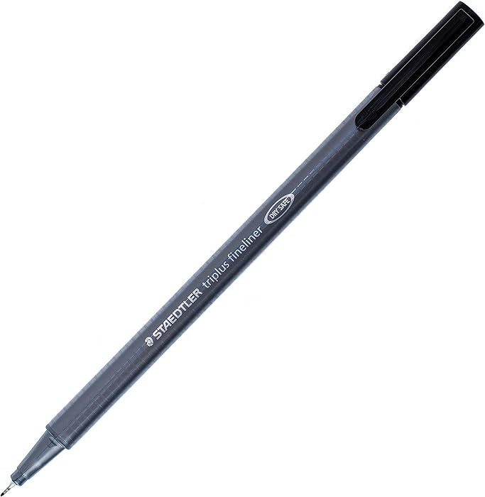 Staedtler Triplus Fineliner Black 0.3mm - Pack of Six | Amazon (US)