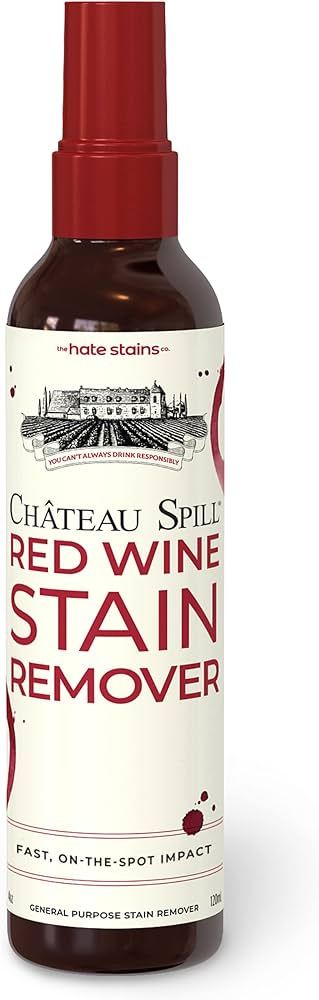 Chateau Spill Red Wine Stain Remover for Clothes - 4oz Stain Remover Spray for Stains on Tableclo... | Amazon (US)