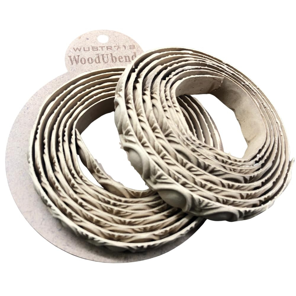 WoodUBend Pack of Two Trims TR718 208x1.7cm Heat Bendable & Flexible Wood Trims - DIY Craft, Furn... | Amazon (US)