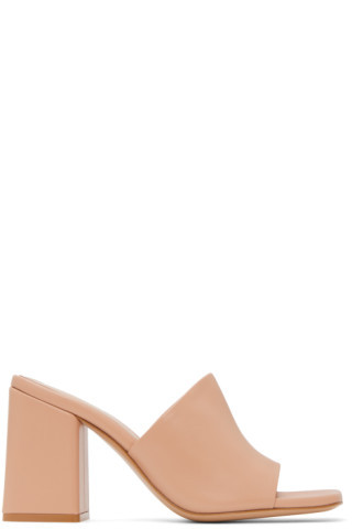 Gianvito Rossi - Beige Wynn Heeled Sandals | SSENSE
