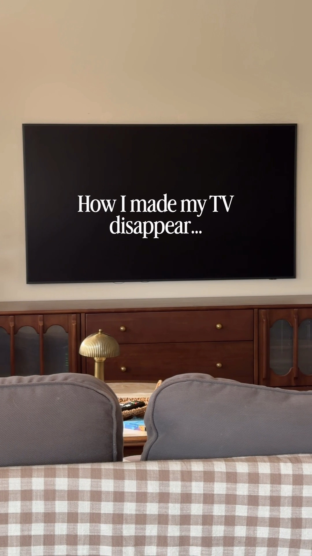 The Frame TV has completely transformed our family room. It’s a TV when we need it and beautiful artwork with the click of a button when we don’t. The ornate gold frame gives it the collected, vintage-inspired look I was hoping for.

#LTKHome
