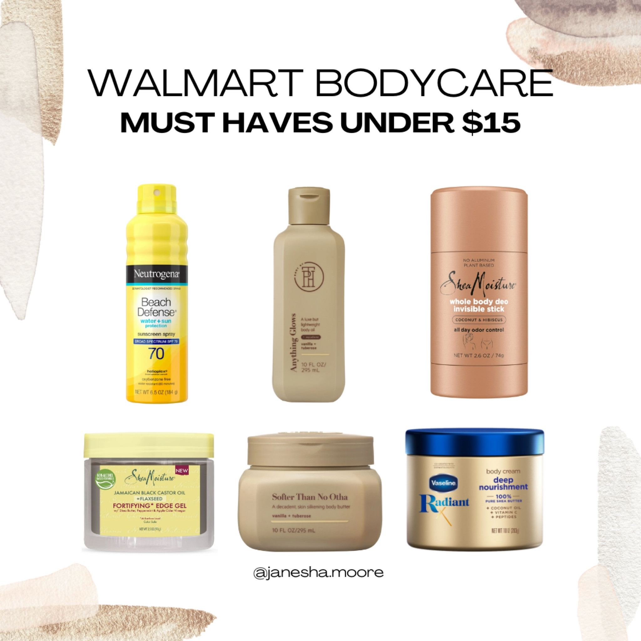 Walmart Body Care Must Haves Under $15 

#LTKFindsUnder50 #LTKTravel