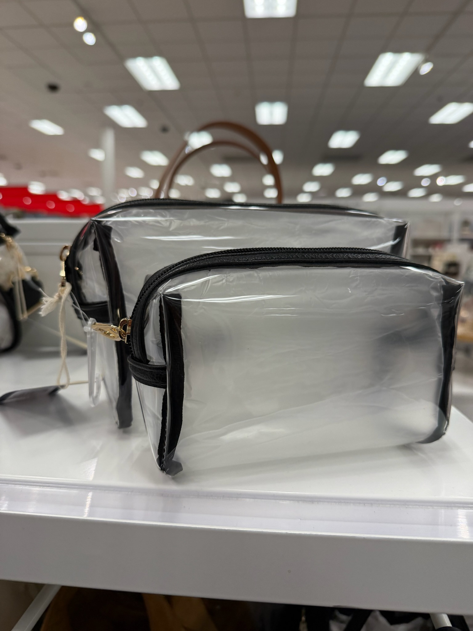 This clear cosmetic pouch 2-piece set is such a good little organization find. I love that you get two sizes - perfect for throwing one in your purse for everyday essentials and keeping the other in your car as a mini emergency kit. 
date night outfits, vacation outfits beach, easter basket stuffers, spring outfits, work outfits, spring dresses, rodeo outfit inspo, resort wear 2026, business casual workwear, country concert outfits, target finds, purse essentials, car essential kit, travel organization, spring organization 

 #LTKselfcare #LTKBeauty