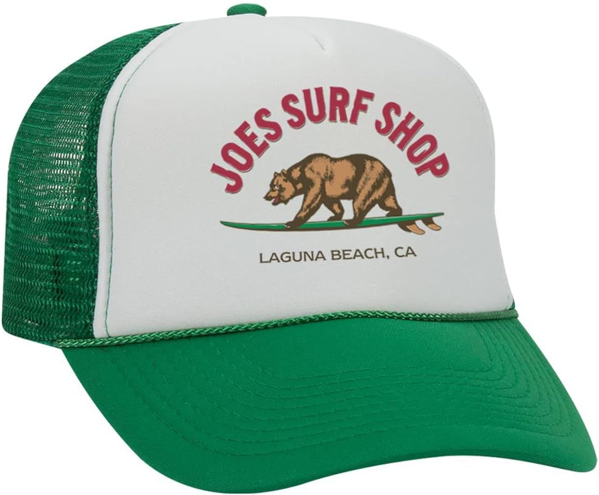 JOES SURF SHOP Surfing Bear Foam Snapback Trucker Hat-Green at Amazon Men’s Clothing store | Amazon (US)
