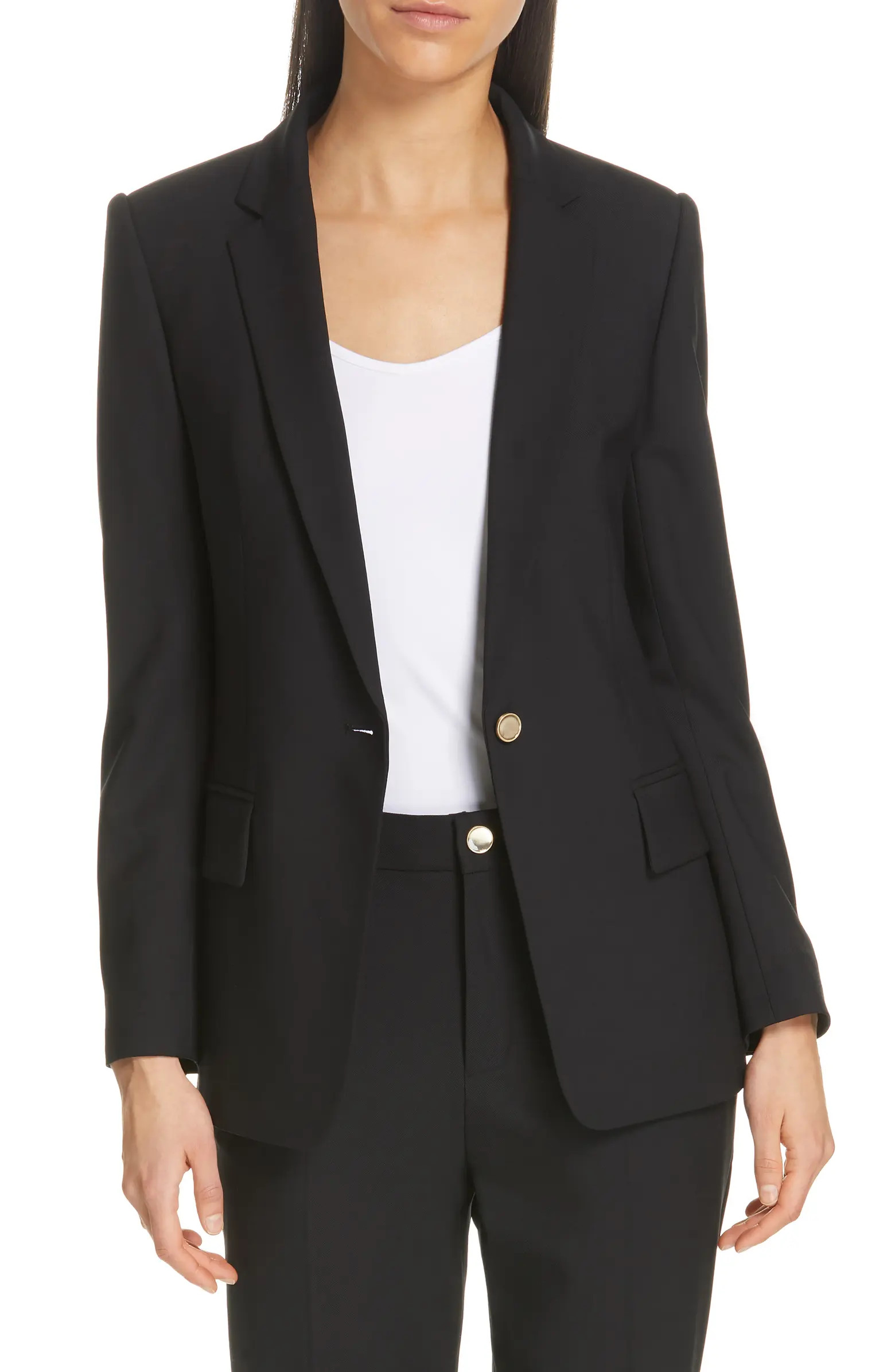 Club Monaco Borrem Single Button Blazer | Nordstrom | Nordstrom