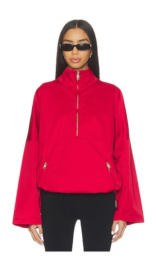 Silje Half Zip Parka in Urban Red | Revolve Clothing (Global)