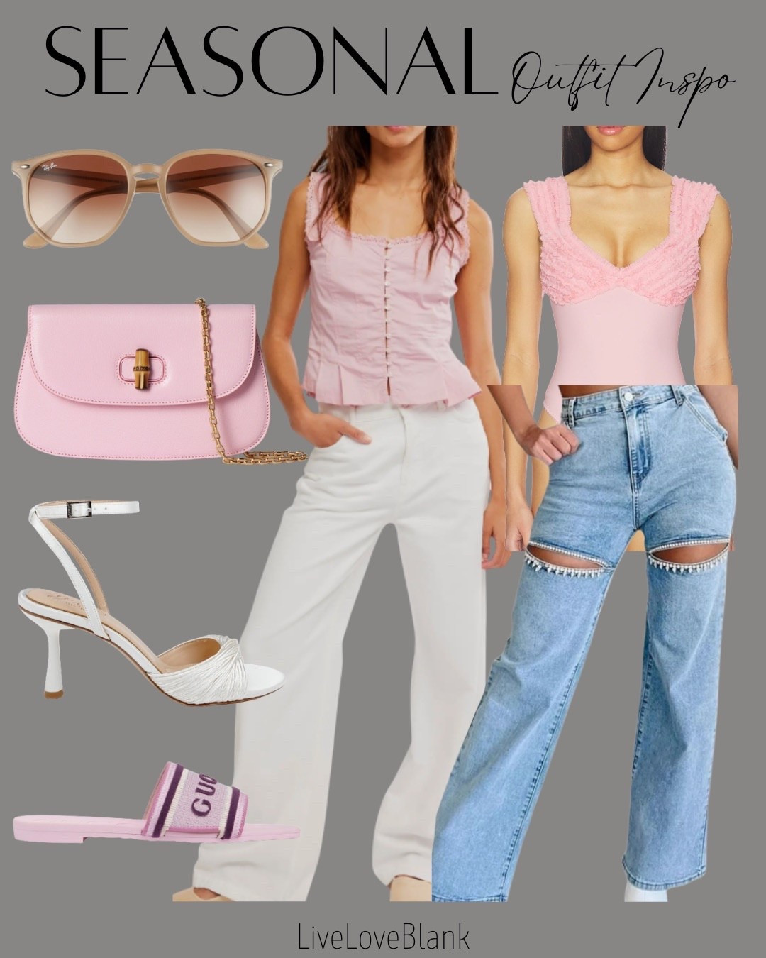 Seasonal outfit inspo
Spring outfit 
Pink outfit 
@nordstrom @Revolve 
@gucci 


#LTKU #LTKSeasonal #LTKOver40