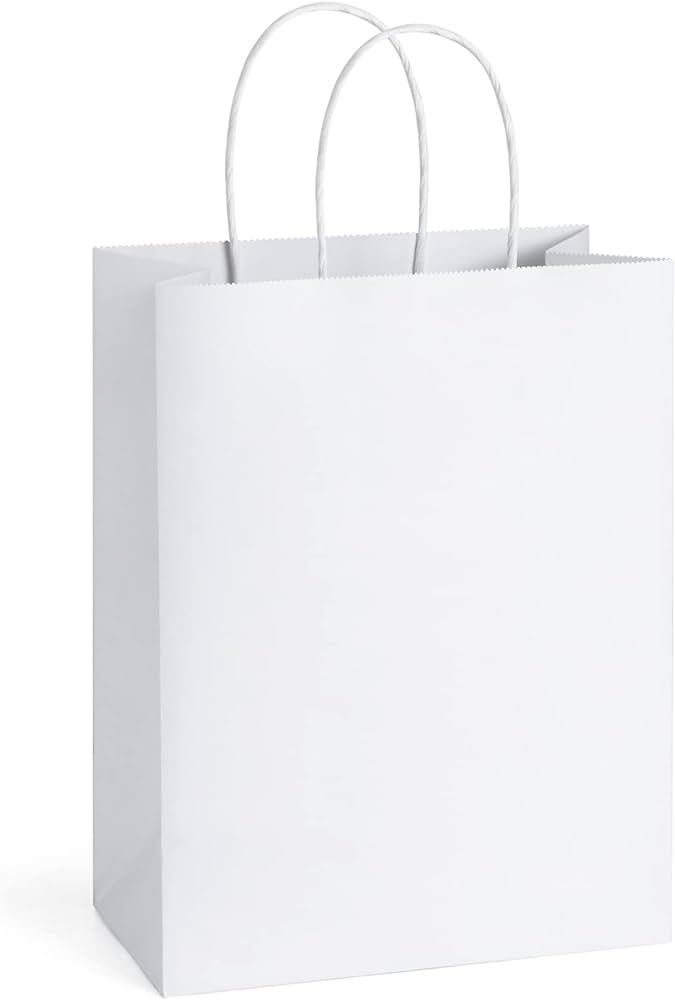 BagDream 25Pcs Paper Gift Bags 8x4.25x10.5 Kraft Paper Bags Gift Bags Shopping Bags Retail Mercha... | Amazon (US)