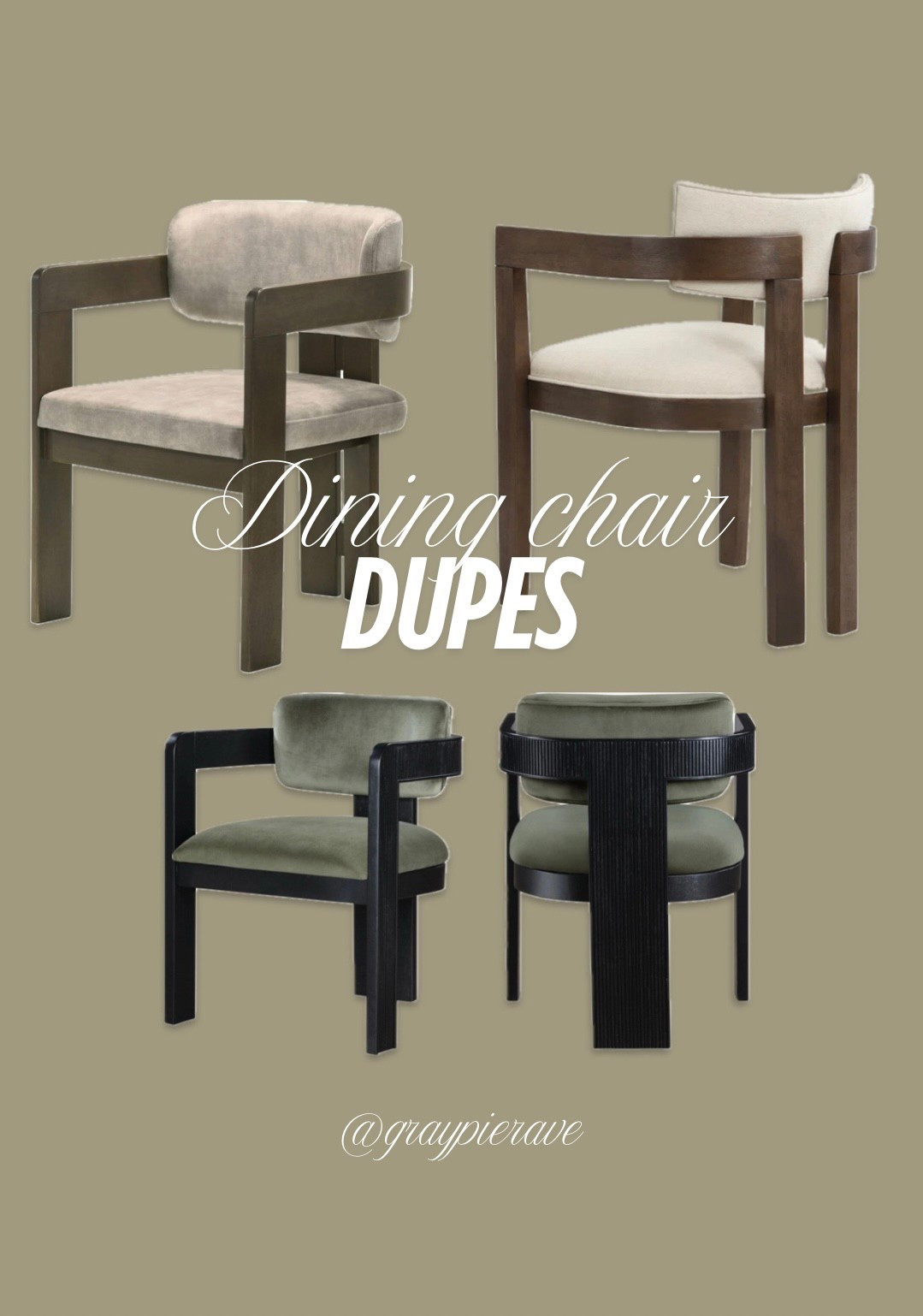 Found some dupes to my Arhaus Rodin Dining Chairs 🤩 

#LTKHome