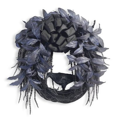Midnight Raven Wreath | Grandin Road | Grandin Road