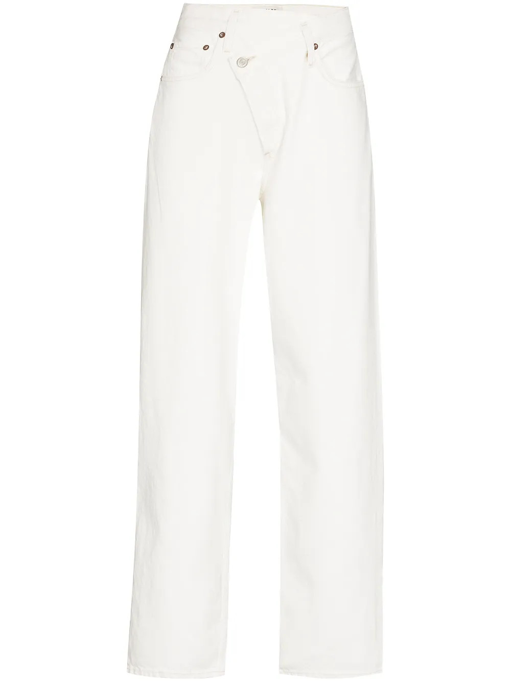 AGOLDE Balloon mid-rise Tapered Jeans - Farfetch | Farfetch Global