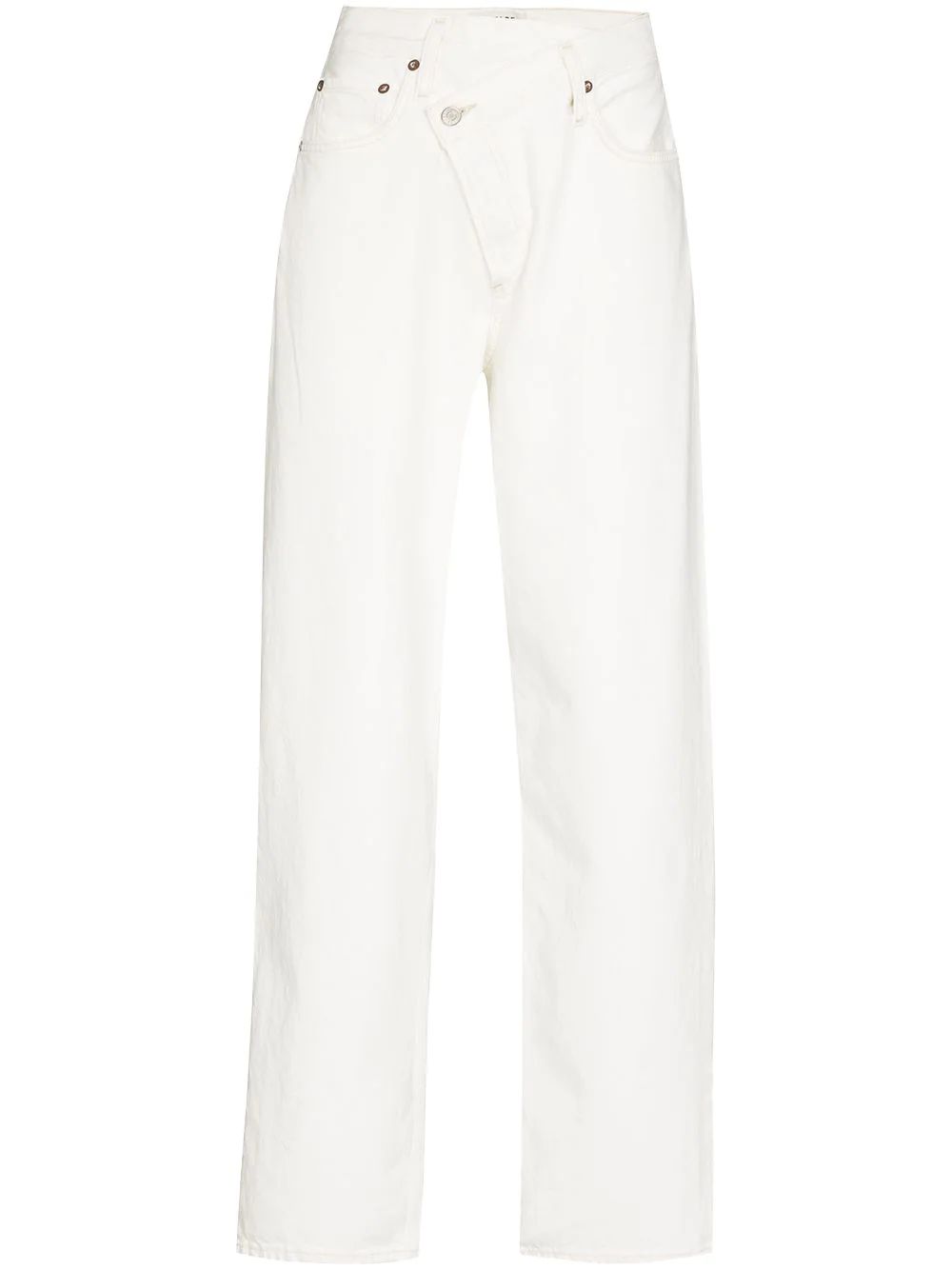 AGOLDE Balloon mid-rise Tapered Jeans - Farfetch | Farfetch Global