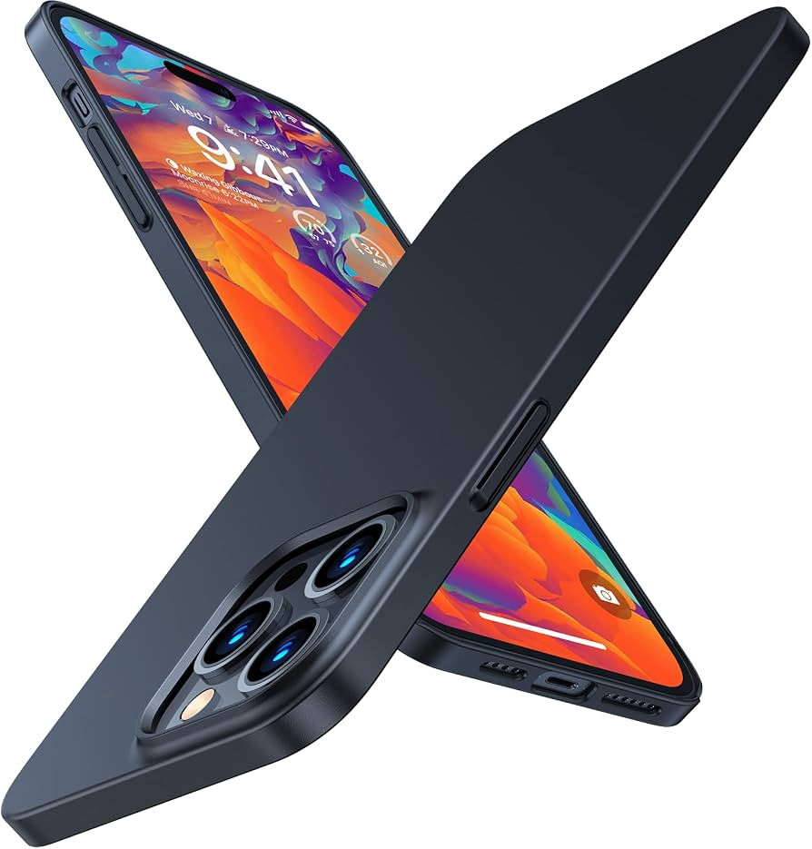 TORRAS Slim Fit Designed for iPhone 14 Pro Max Case 6.7 inch, Ultra-Thin 14 Pro Max Case 2022, Li... | Amazon (US)