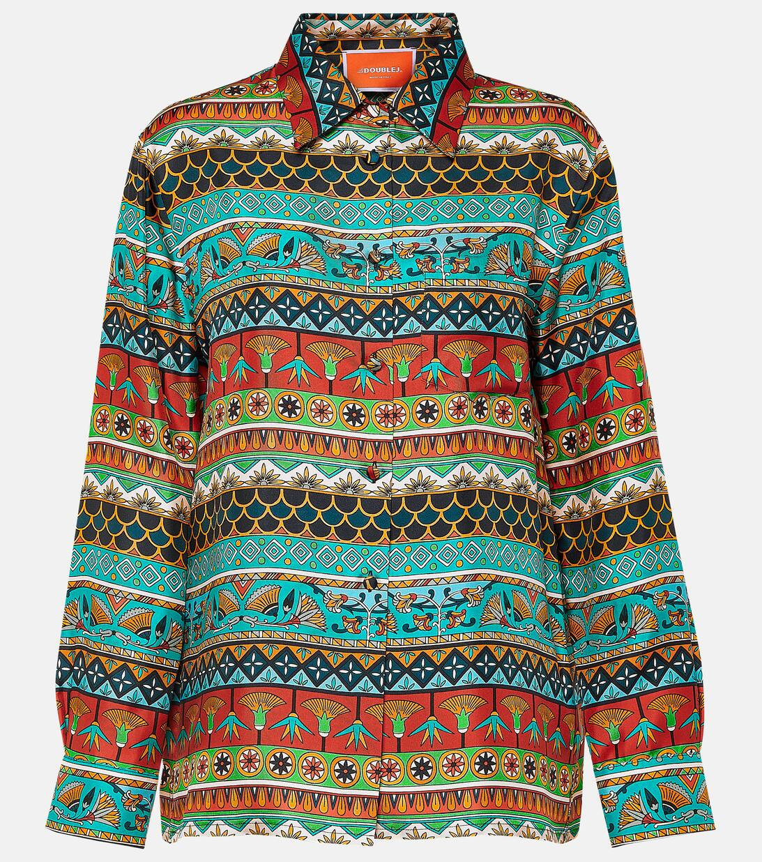 Printed silk shirt | Mytheresa (US/CA)