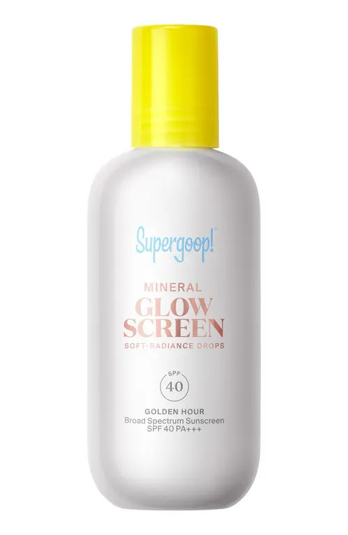Supergoop!® Mineral Glowscreen Soft-Radiance Drops SPF40 in Golden Hour at Nordstrom, Size 1.7 Oz | Nordstrom
