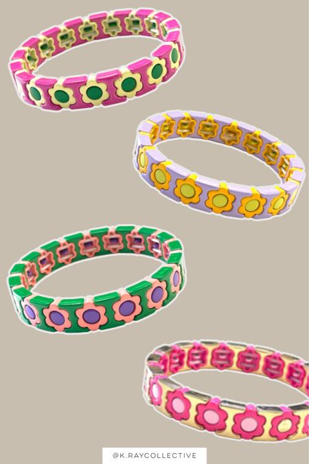 how fun of these bracelets for summer? I love the bright bold colors of tile beads and now they come in florals and are just so fun. These are great gifts for mom or great gifts for your daughters. 

gifts for her | gifts for mom | mothers day | jewelry | statement jewelry | tile bracelets | bright bold jewelry | floral jewelry

#SummerOutfits #SummerAccessories #SummerJewelry #FloralBracelets #StatementJewelry


#LTKstyletip #LTKunder50 #LTKGiftGuide