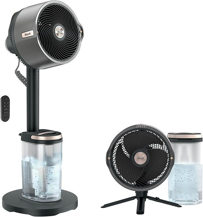 Shark FlexBreeze Pro Mist Fan — Indoor & Outdoor, Integrated Misting, Pedestal to Tabletop, Cor... | Amazon (US)