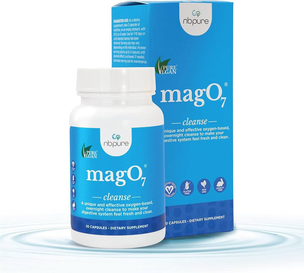nbpure MagO7 - Natural Colon Cleanse & Detox - Occasional Constipation Relief, Stool Softener, & ... | Amazon (US)