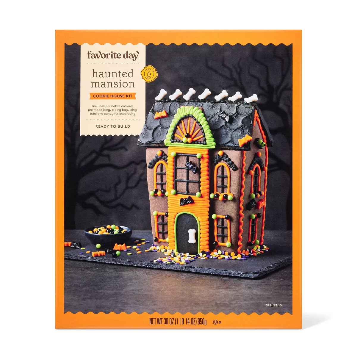 Halloween Haunted Mansion Cookie House Kit - 30oz - Favorite Day™ | Target