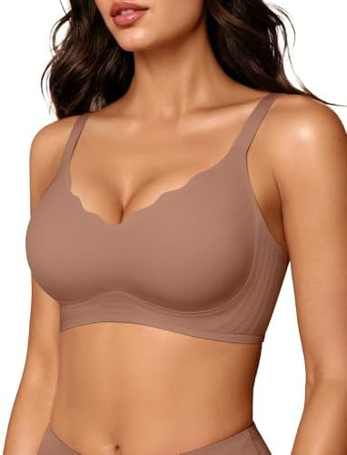 OEAK Womens Wireless Bras Push Up Support Full Coverage Bralettes No Underwire Bra Comfortable Ev... | Amazon (US)
