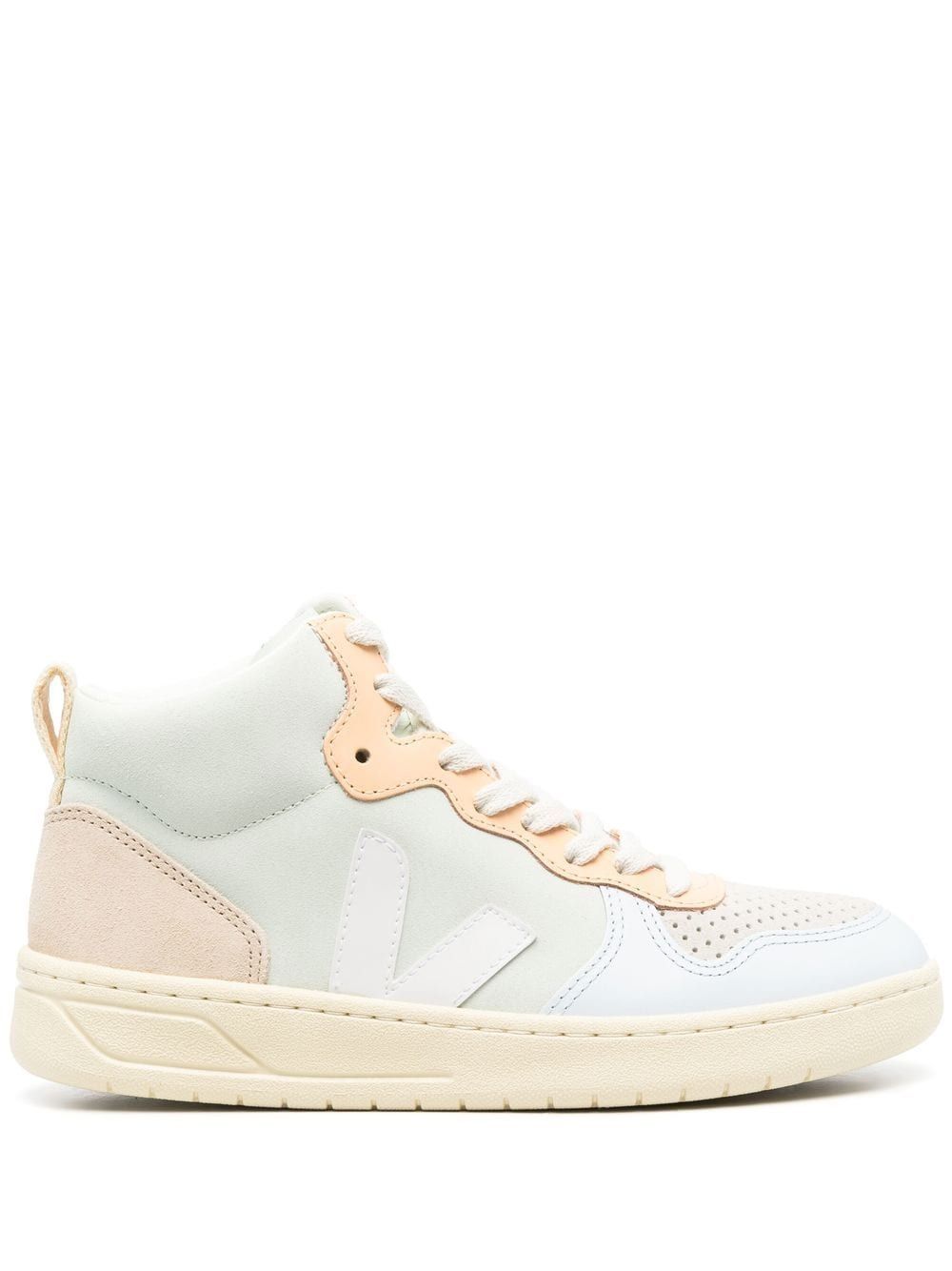 VEJA V-15 high-top Sneakers - Farfetch | Farfetch Global