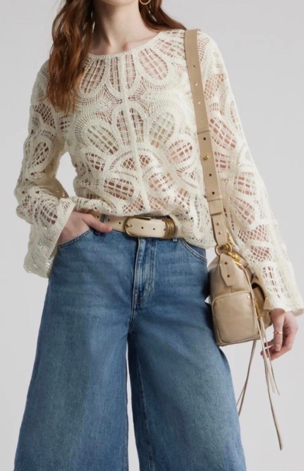 Spring outfit 
Crochet Top
Denim


#LTKSeasonal