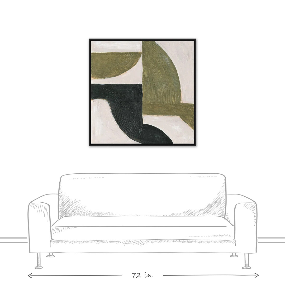 " Abstract Moody Shapes " Painting Print | Wayfair North America