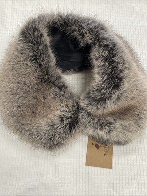 Women’s Melifluos Faux Fur Collar Scarf with Hook And Eye Closure | eBay US