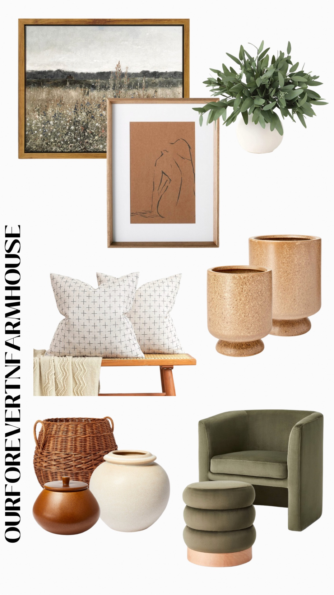 Neutral home decor in rust, cream, and olive.  Amazon and Target’s Studio McGee x Threshold. Room decor 

#LTKhome