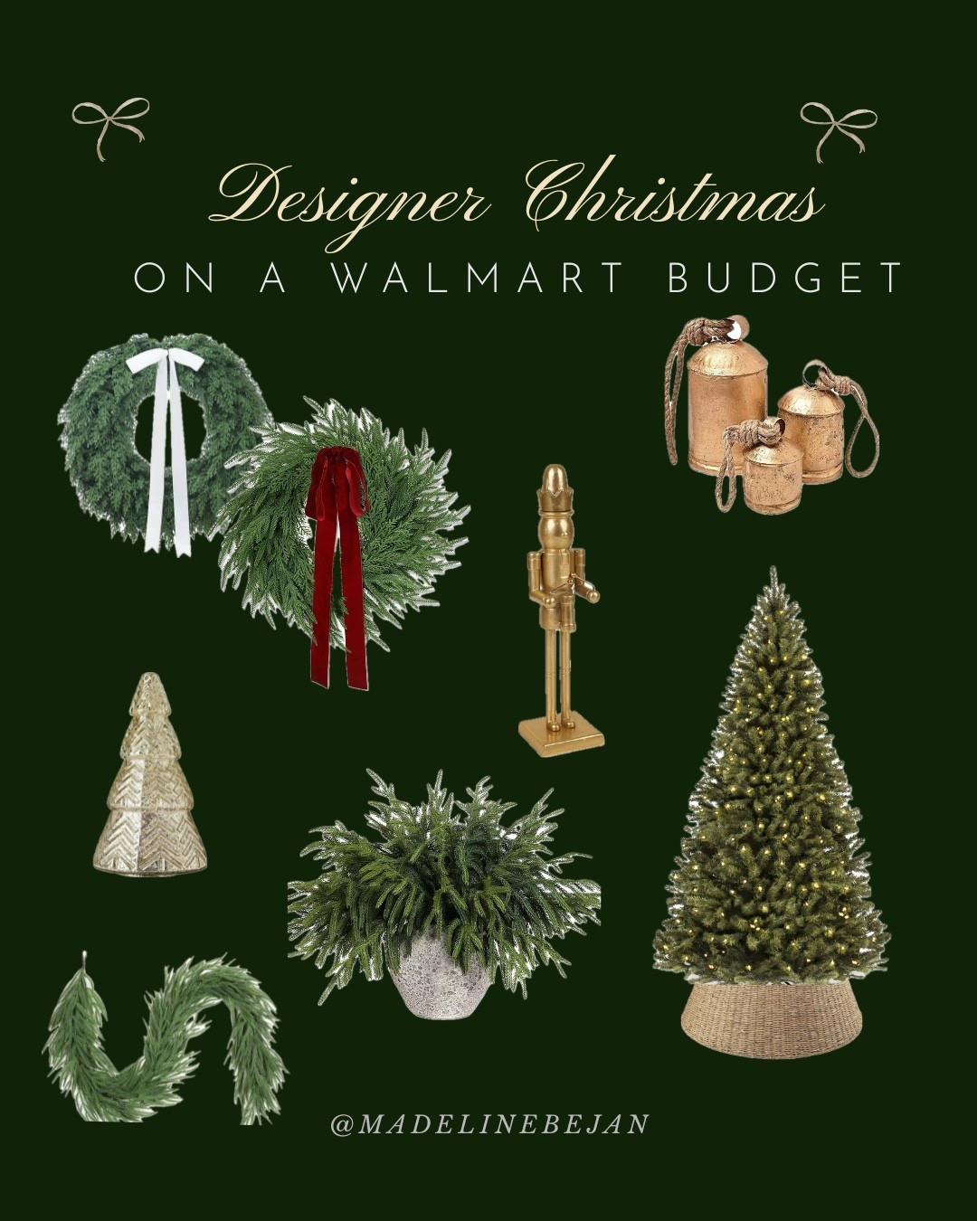 Designer Christmas On a Walmart Budget? I Got You! 🎅🏼✨ #ltkchristmas 

#LTKFindsUnder100 #LTKSeasonal #LTKHoliday