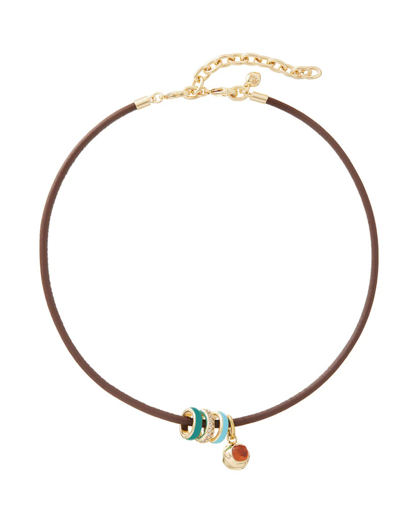 The Leather Charm Necklace | Roxanne Assoulin