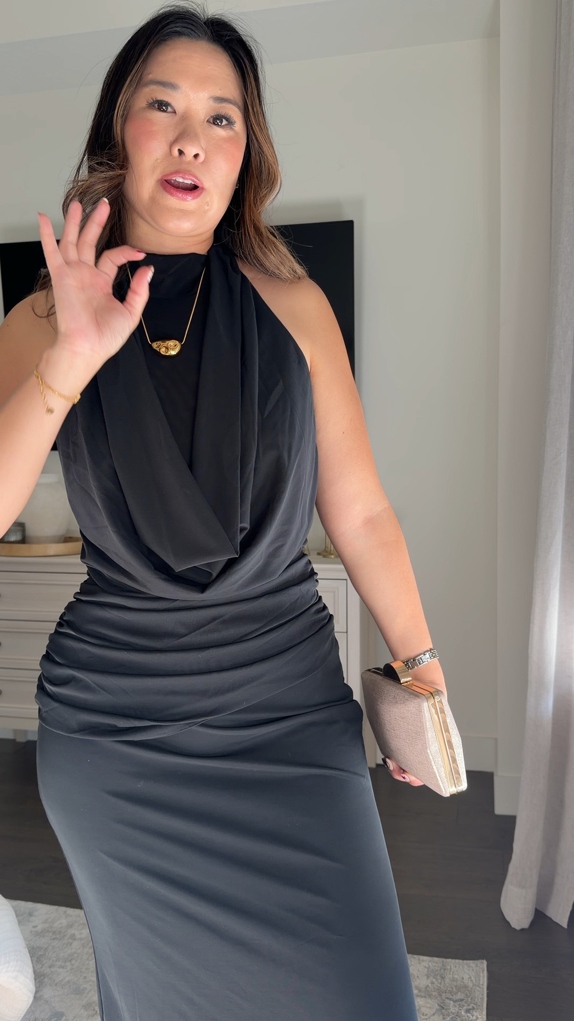 Amazon wedding guest dress // special occasion // black tie event 

Wearing a medium