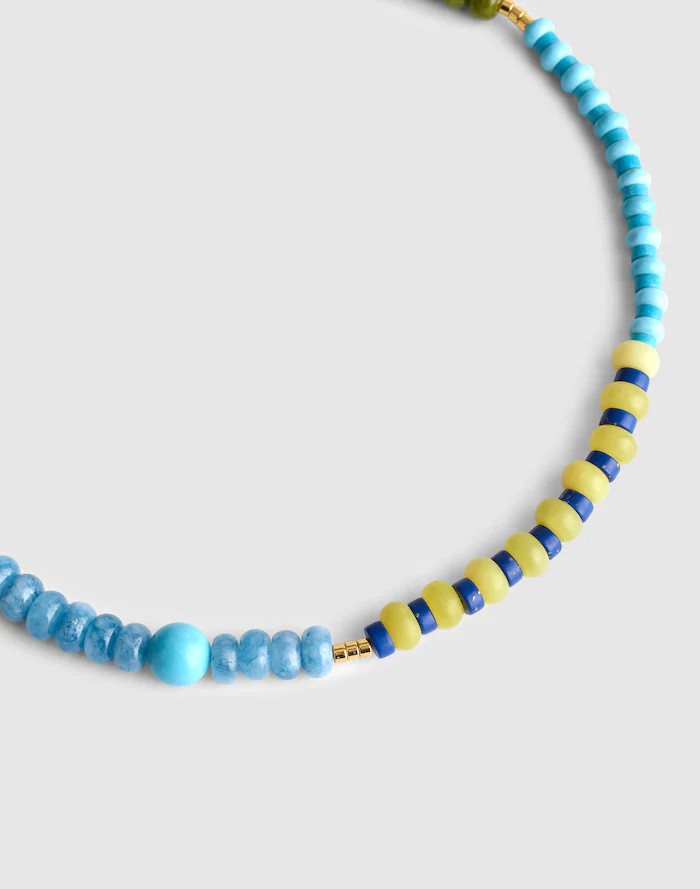 Semiprecious Beaded Choker Necklace | Madewell