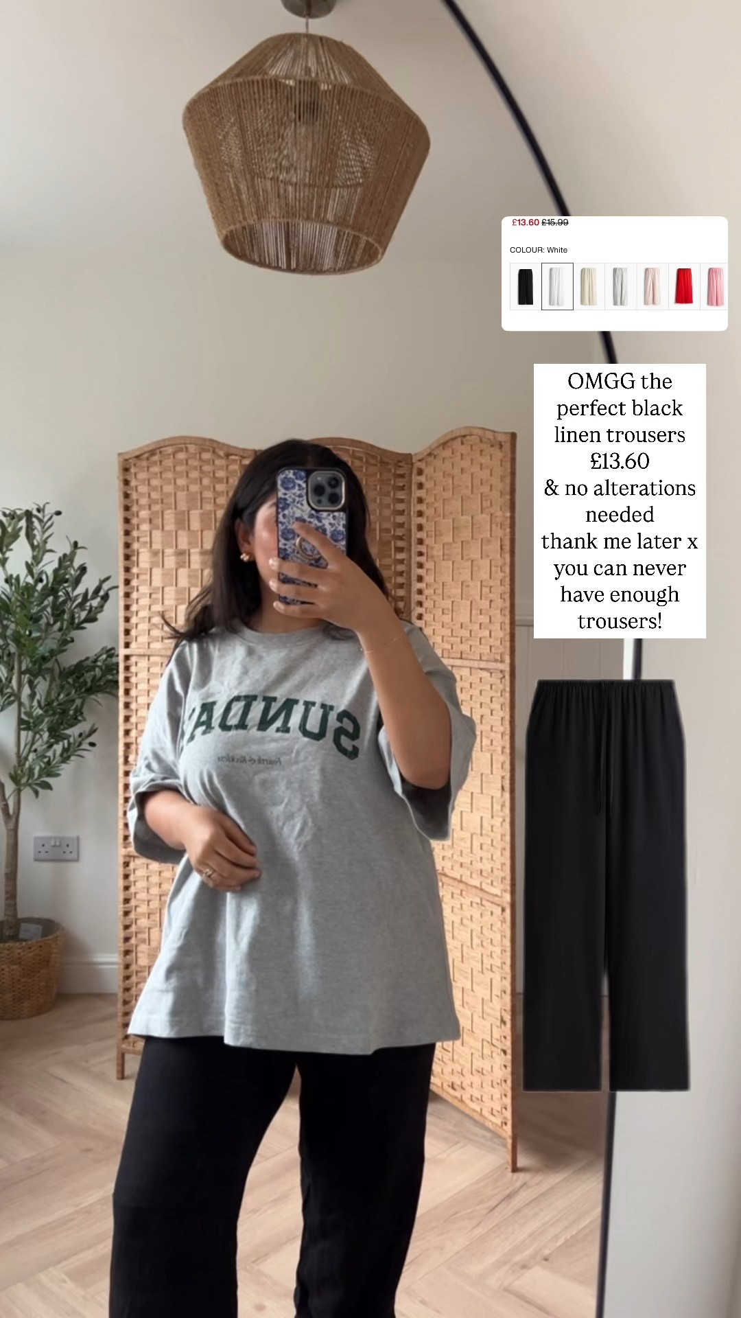 the perfect linen trousers for £15.99!!

- petite friendly and no alterations needed 
- I'm wearing M

#LTKspring #LTKpetite