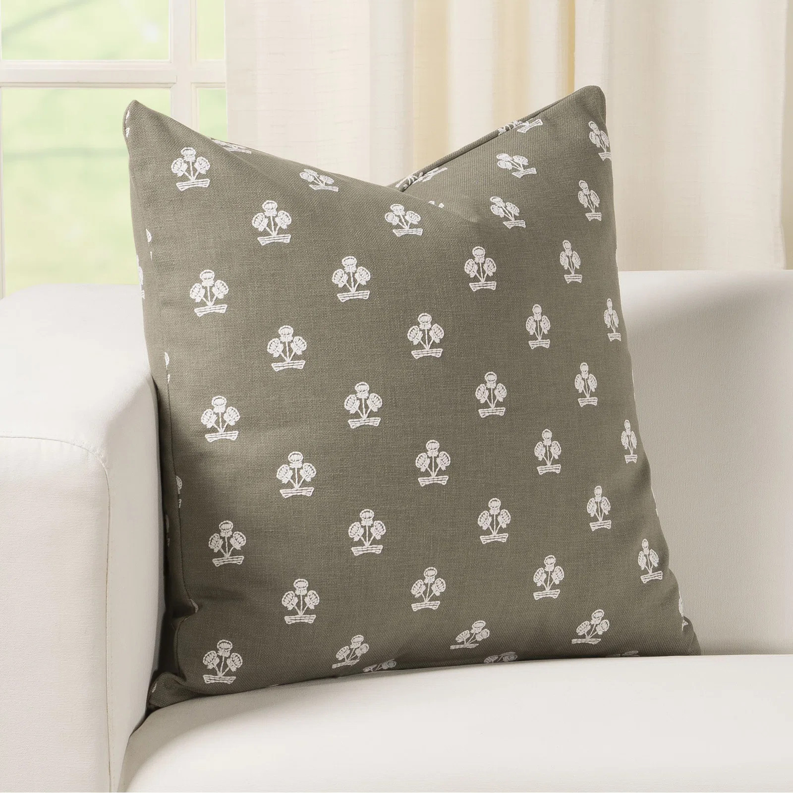 Hamachi Floral Down Throw Pillow | Wayfair North America