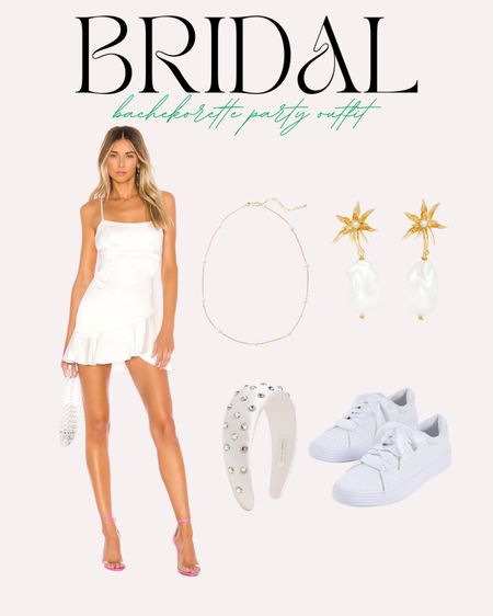 Bridal outfit idea 
Bachelorette party 

#LTKwedding #LTKunder50 #LTKunder100