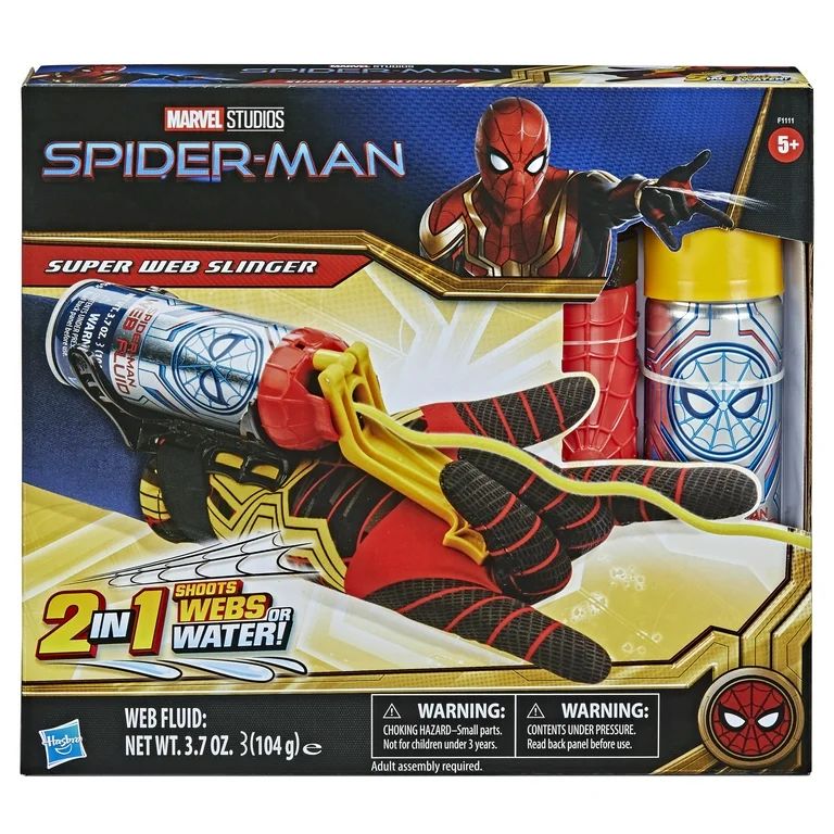 Marvel Spider-Man Super Web Slinger, Spider-Man Web Shooter, Christmas Stocking Stuffers for Kids... | Walmart (US)