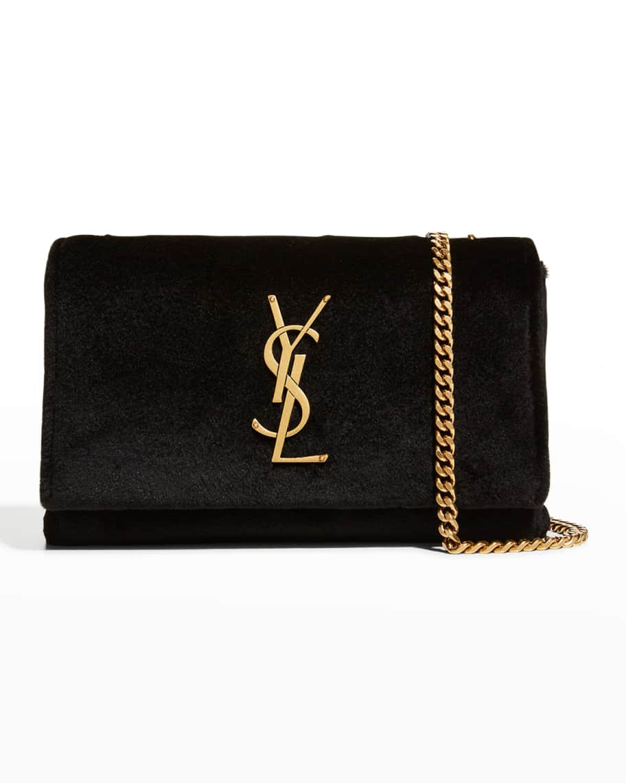 Saint Laurent Kate Small Suede Chain Crossbody Bag | Neiman Marcus